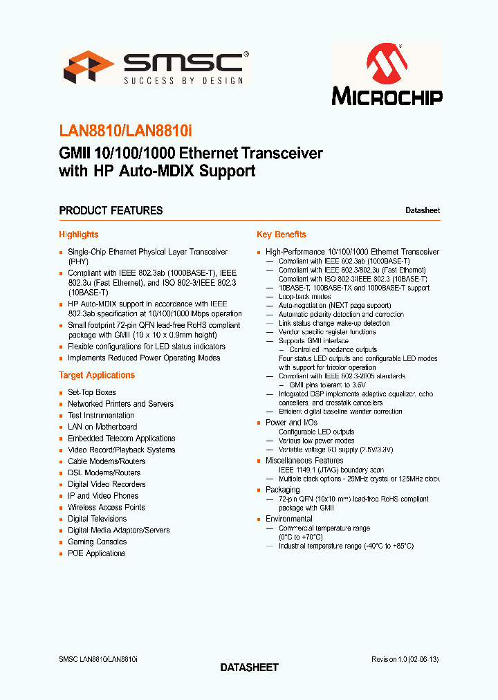 LAN8810I-AKZE_6599300.PDF Datasheet