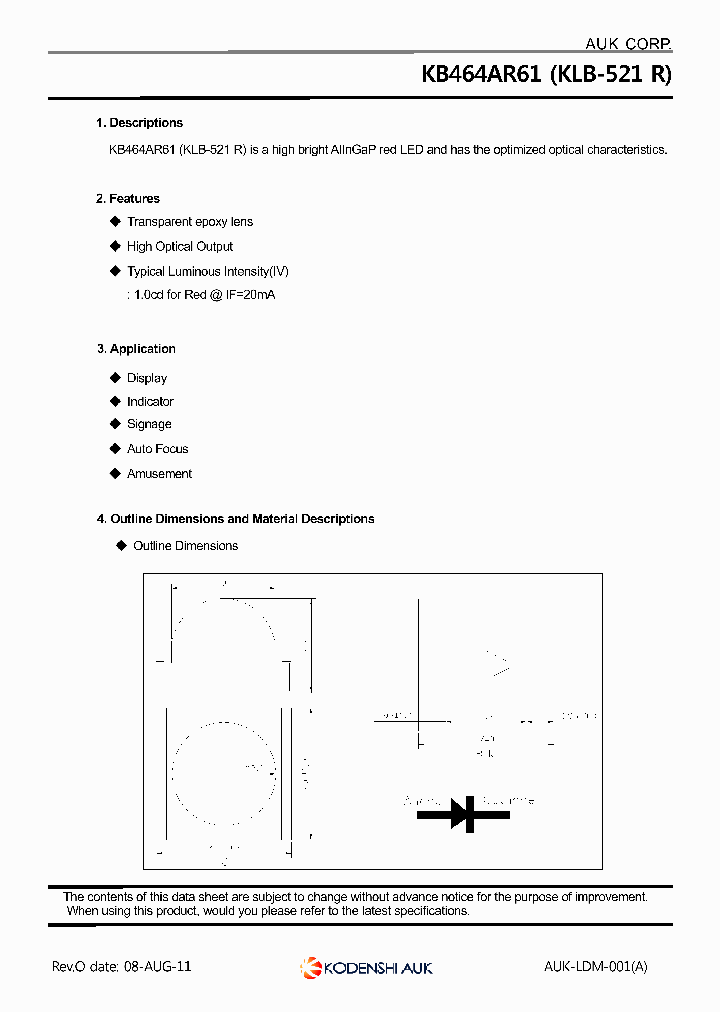 KB464AR61_6600867.PDF Datasheet