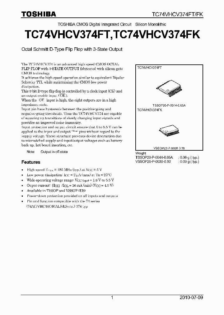 TC74VHCV374FT_6601131.PDF Datasheet