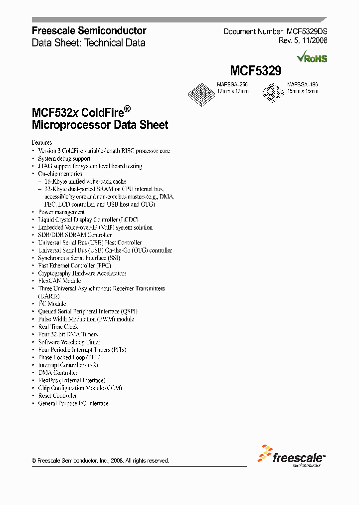 MCF5327CVM240_6602498.PDF Datasheet