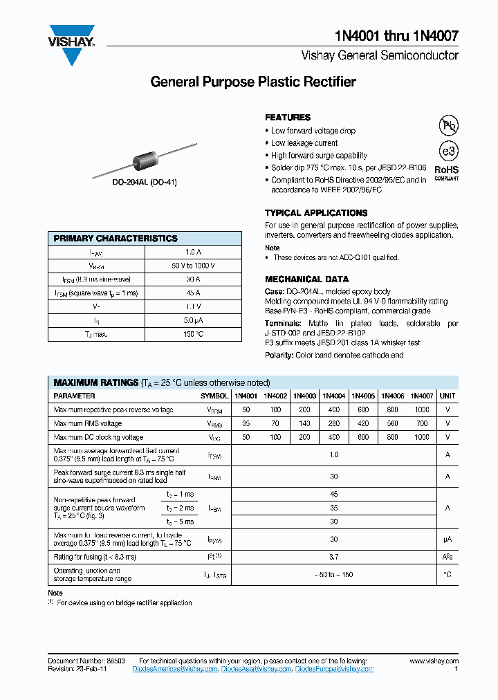 1N4007-E3-54_6602644.PDF Datasheet