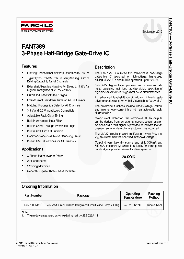 FAN7389MX112_6602778.PDF Datasheet