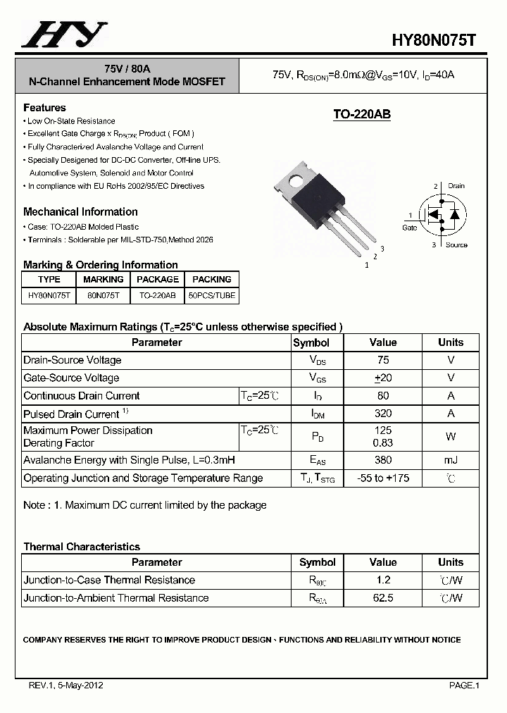 HY80N075T_6604128.PDF Datasheet