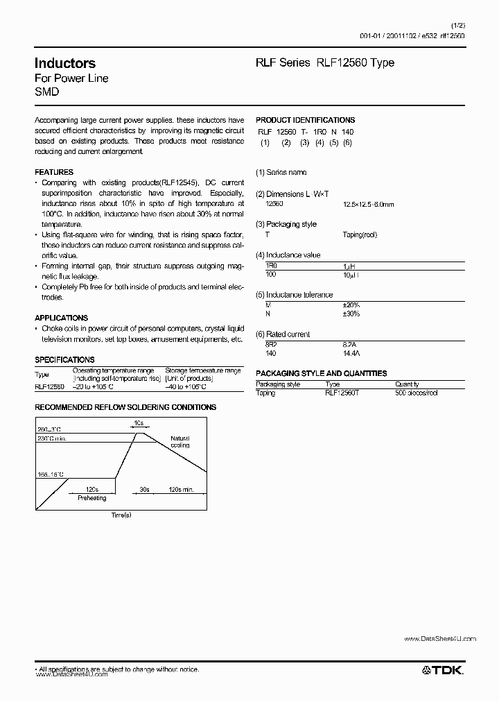 RLF12560T-XXXX_6604275.PDF Datasheet
