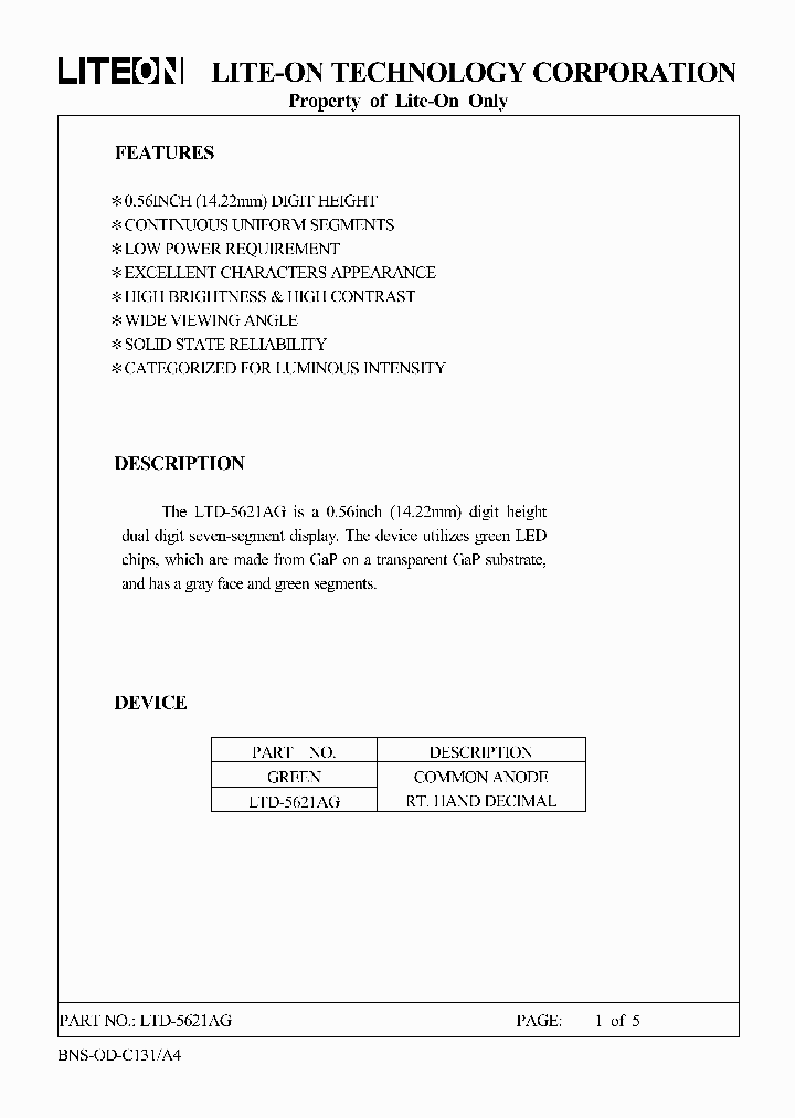 LTD-5621AG_6605207.PDF Datasheet