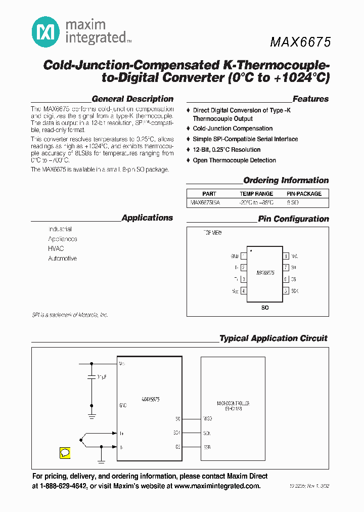 MAX6675ISA_6607030.PDF Datasheet
