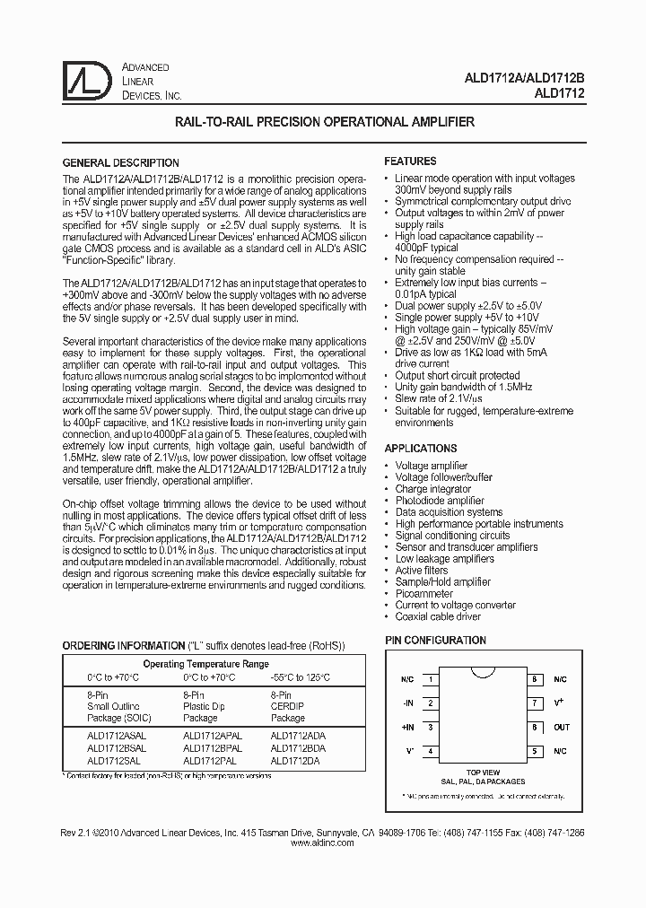 ALD1712BPAL_6608024.PDF Datasheet