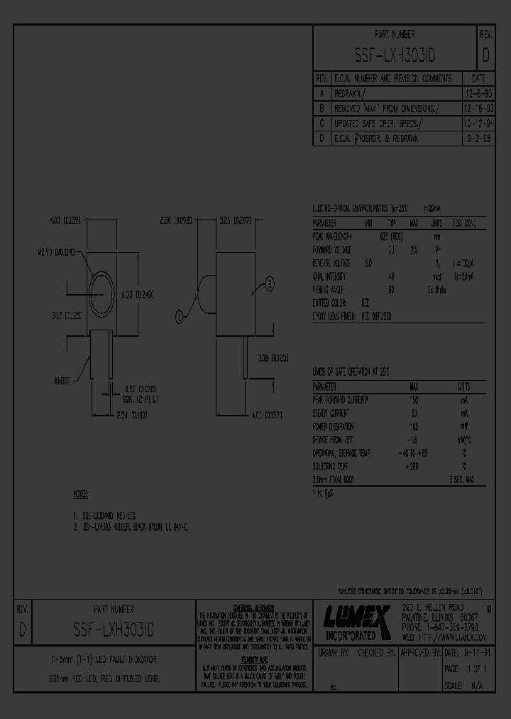 SSF-LXH303ID_6608027.PDF Datasheet