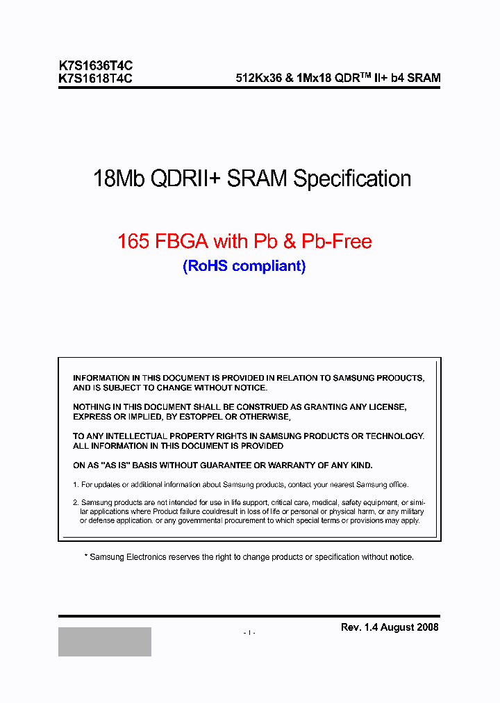 K7S1636T4C_6608874.PDF Datasheet