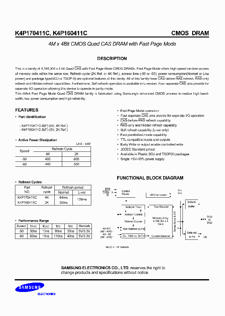 K4P170411C-BL50_6609559.PDF Datasheet