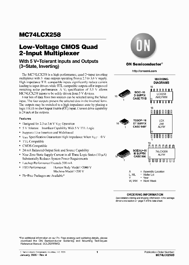 LCX258DR2_6612331.PDF Datasheet