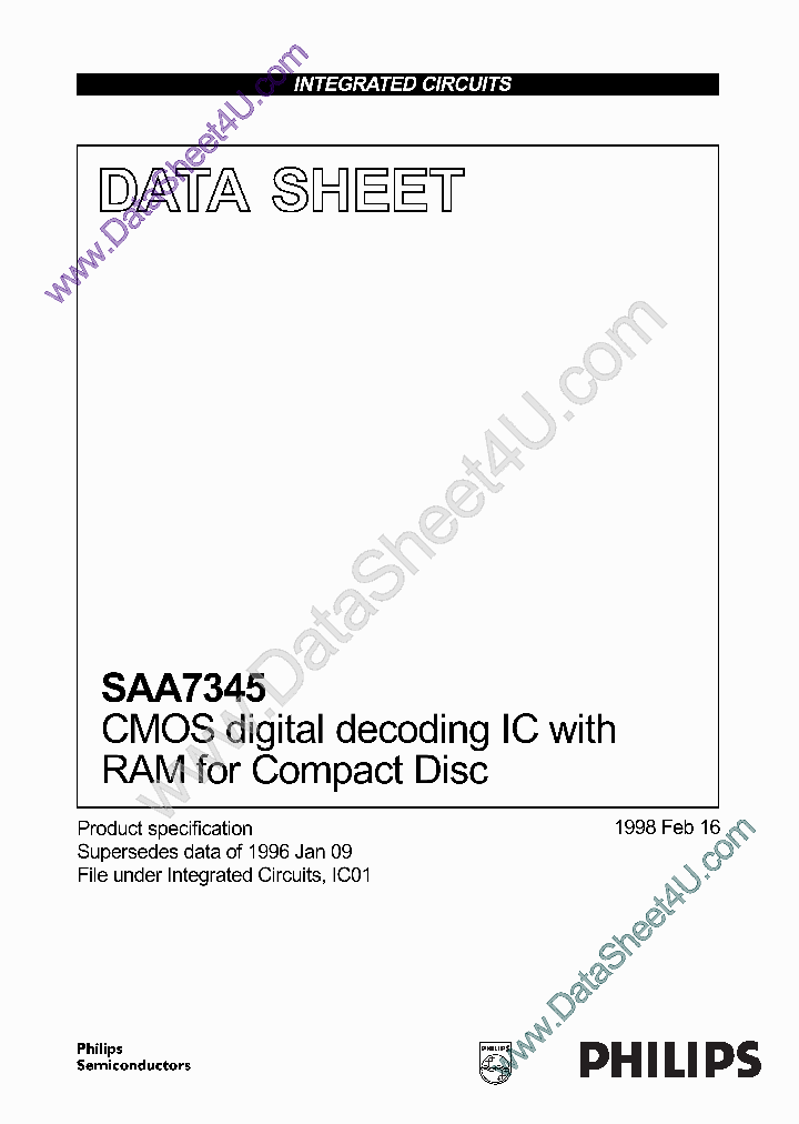 SAA7345_6611439.PDF Datasheet