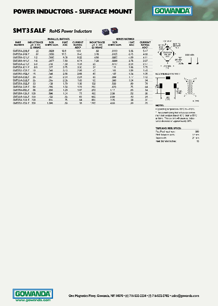 SMT35A-501LF_6612496.PDF Datasheet