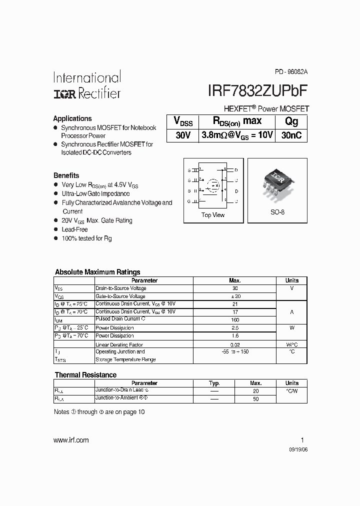 7832ZUPBF_6611358.PDF Datasheet
