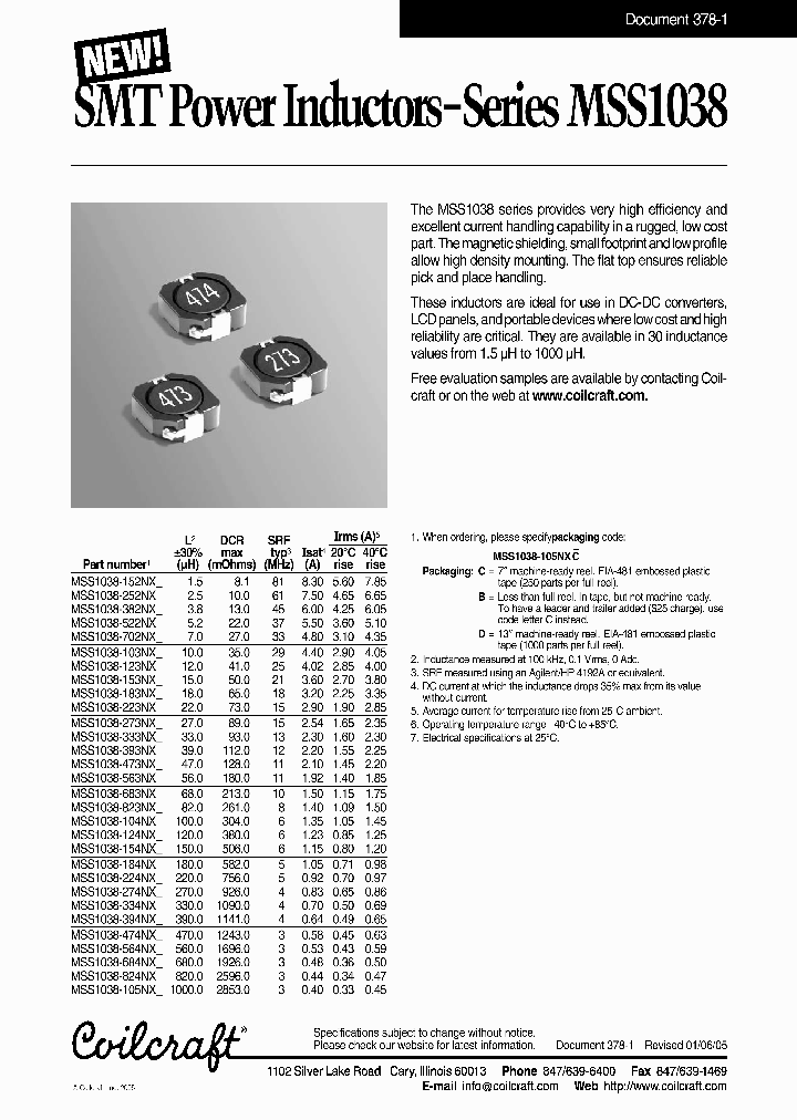 MSS1038-702NXB_6616437.PDF Datasheet