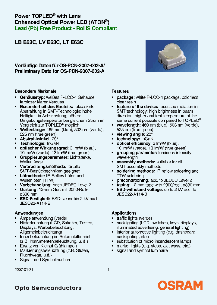 LBE63C-T2V2-35_6616693.PDF Datasheet
