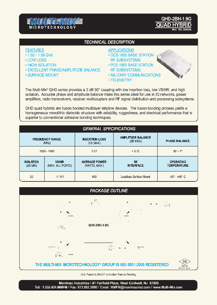MERRIMACINDUSTRIESINC-QHD-2BH-19G_6616538.PDF Datasheet