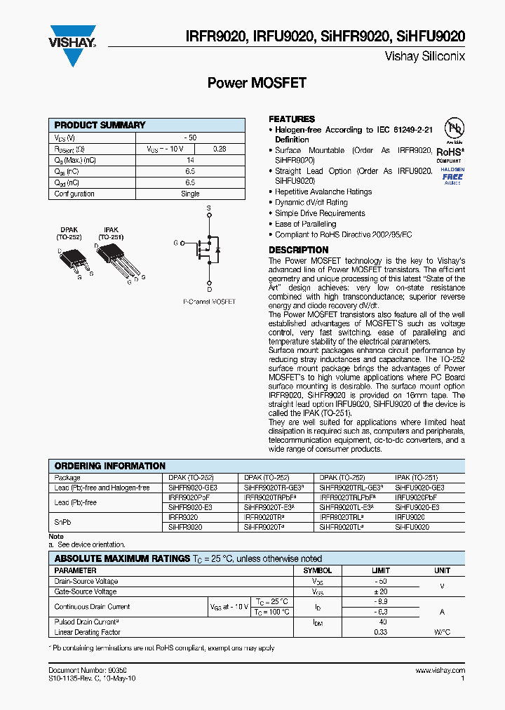HFR9020TL-E3_6612044.PDF Datasheet