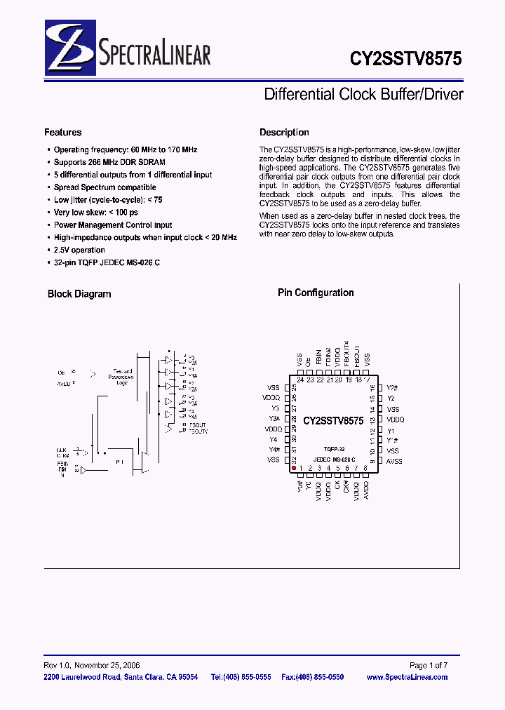 CY2SSTV8575AC_6617025.PDF Datasheet