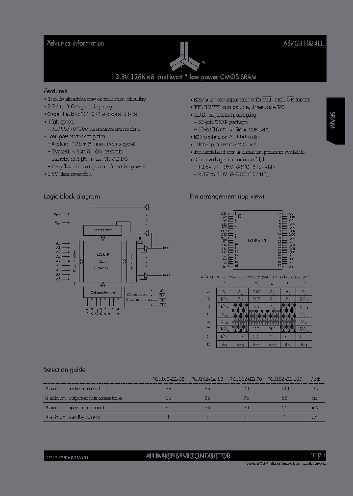 AS7C31024LL-55TI_6619090.PDF Datasheet