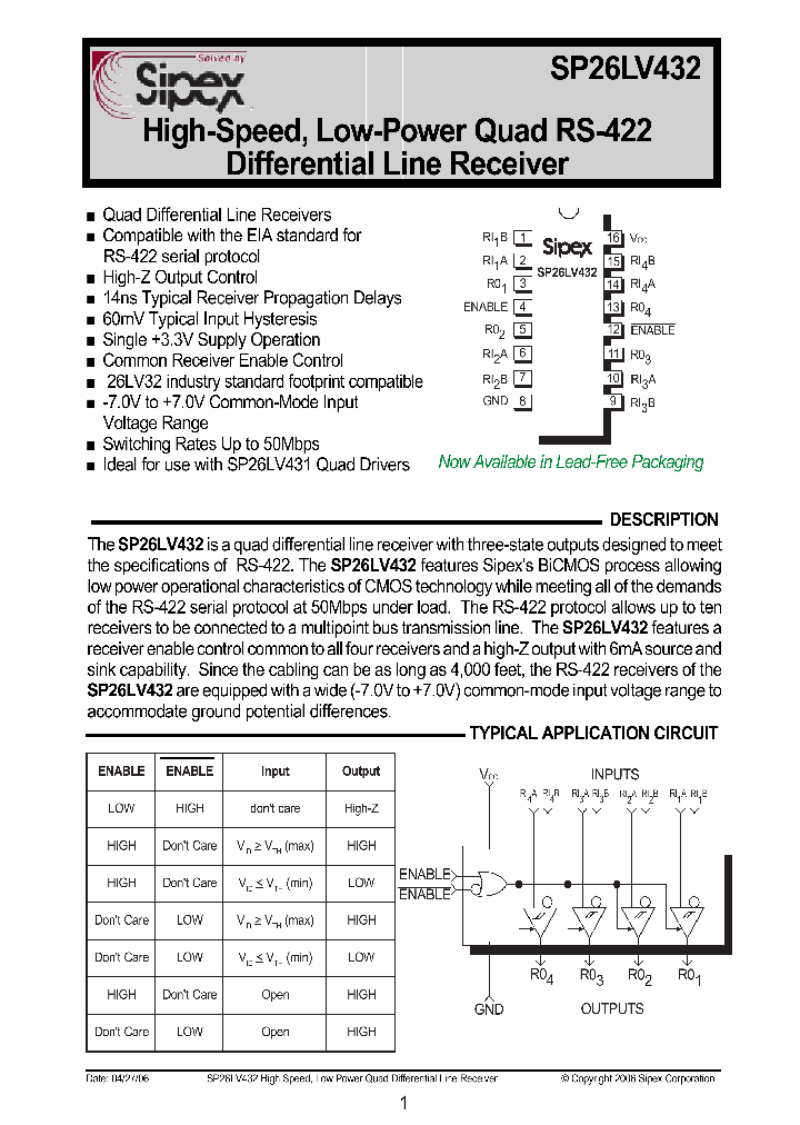 SP26LV432CP_6619117.PDF Datasheet