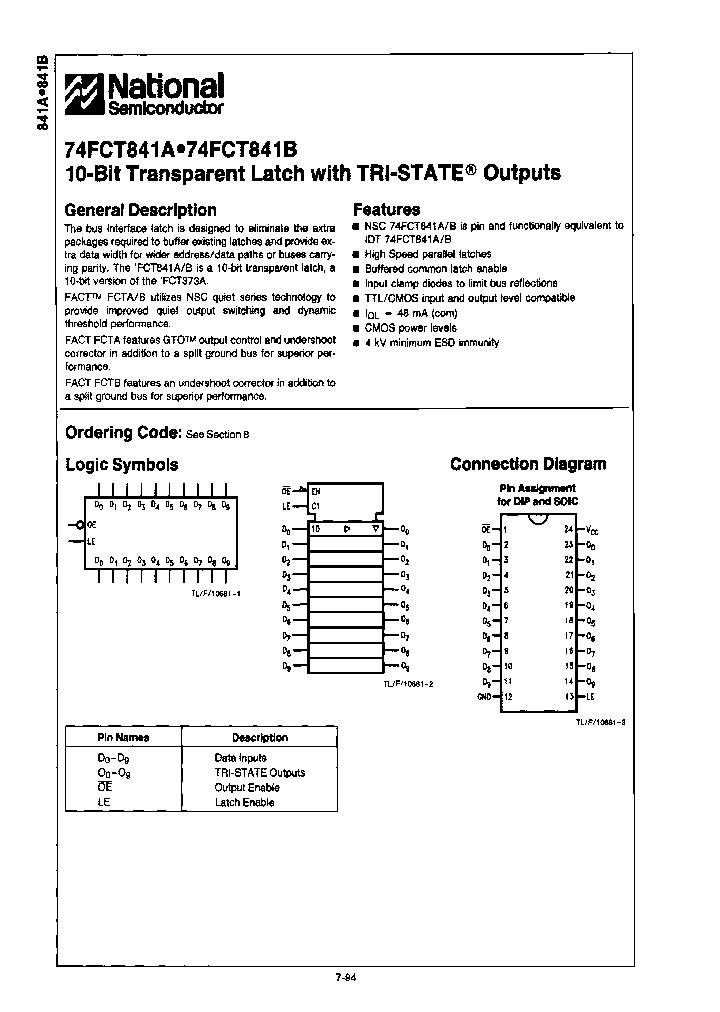 NATIONALSEMICONDUCTORCORP-74FCT841BSC_6618949.PDF Datasheet