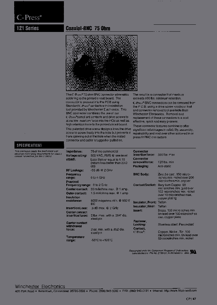 121-13305-1_6617147.PDF Datasheet