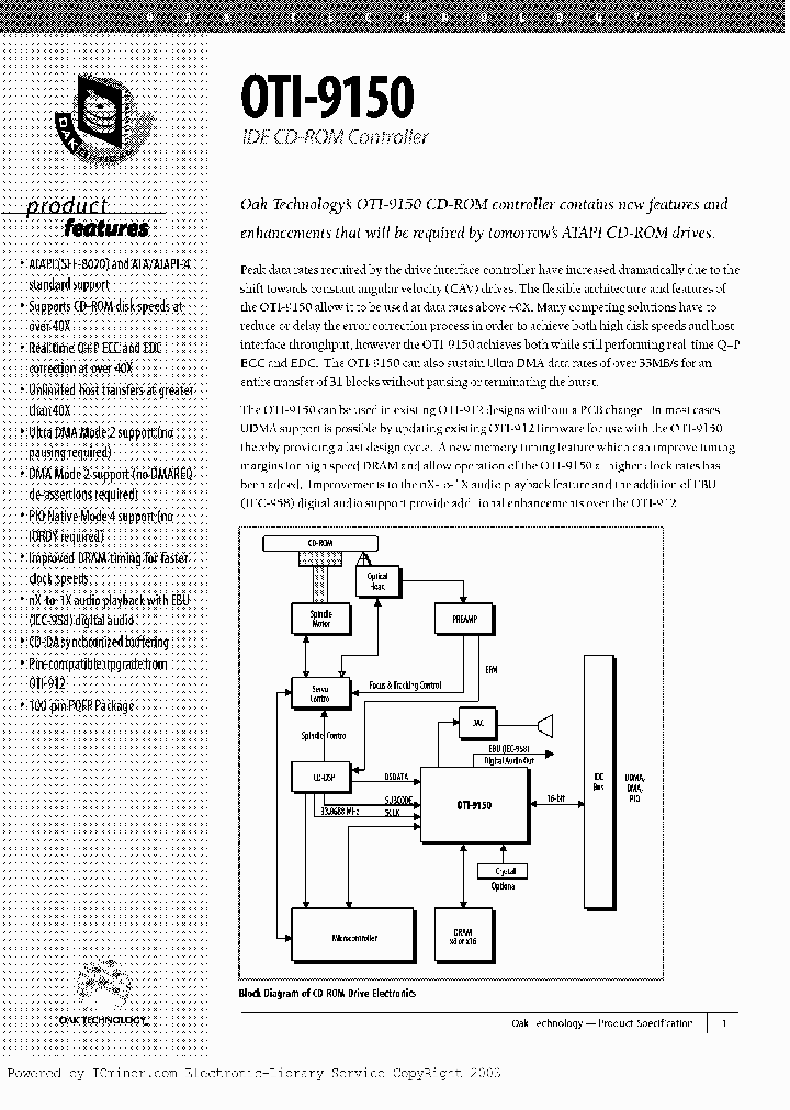 OTI9150_6620871.PDF Datasheet
