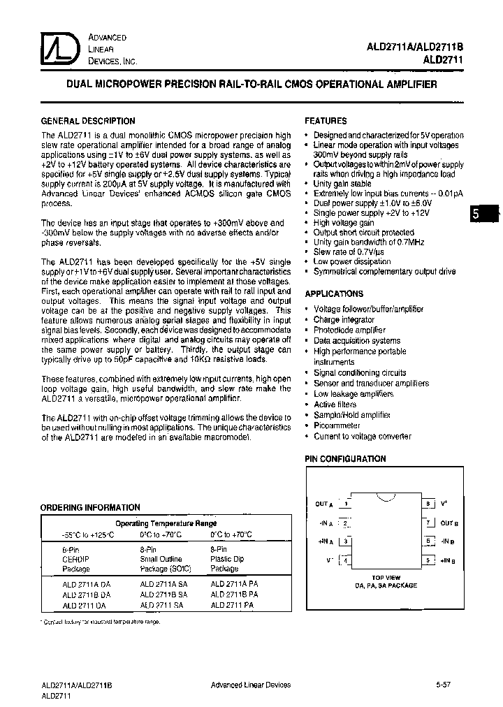 ALD2711BSAXXXX_6621290.PDF Datasheet
