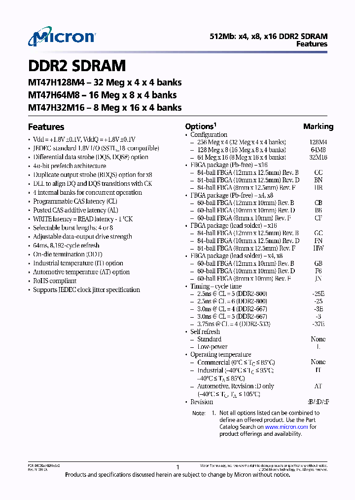MT47H128M4CB-25ITB_6622169.PDF Datasheet
