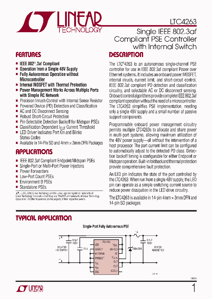 LTC4263CSPBF_6622098.PDF Datasheet