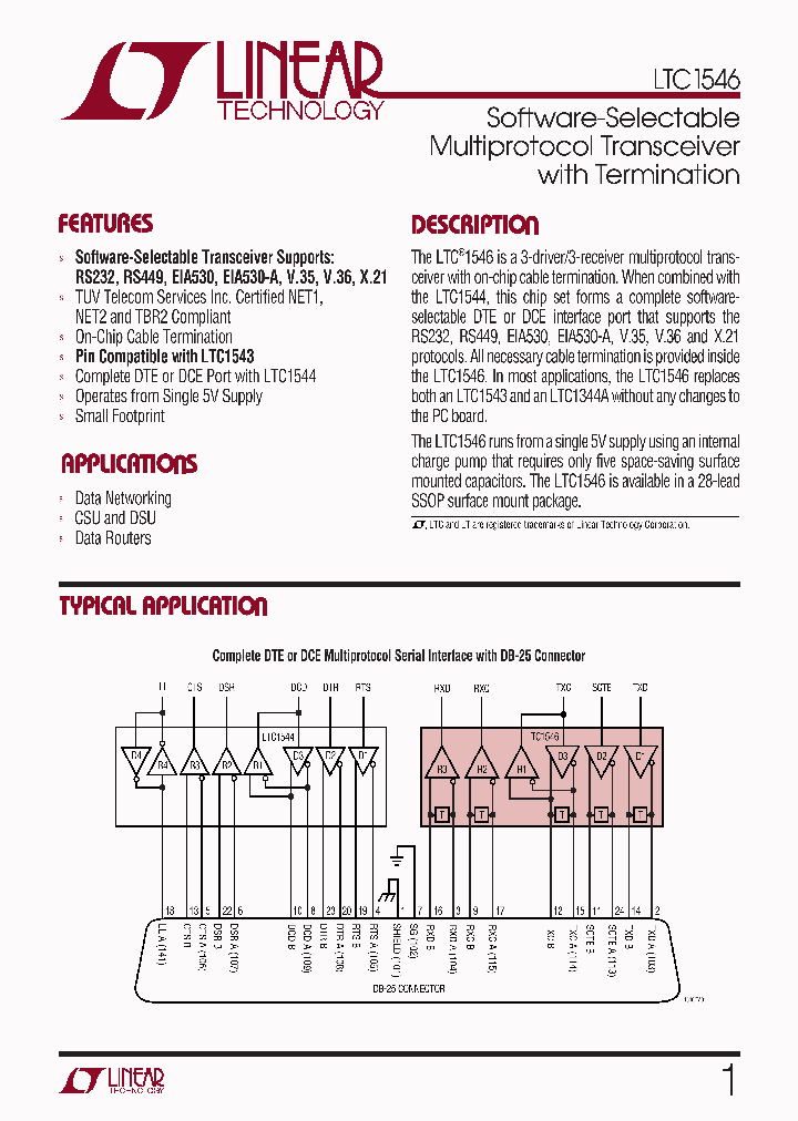 LTC1546IGTRPBF_6622563.PDF Datasheet