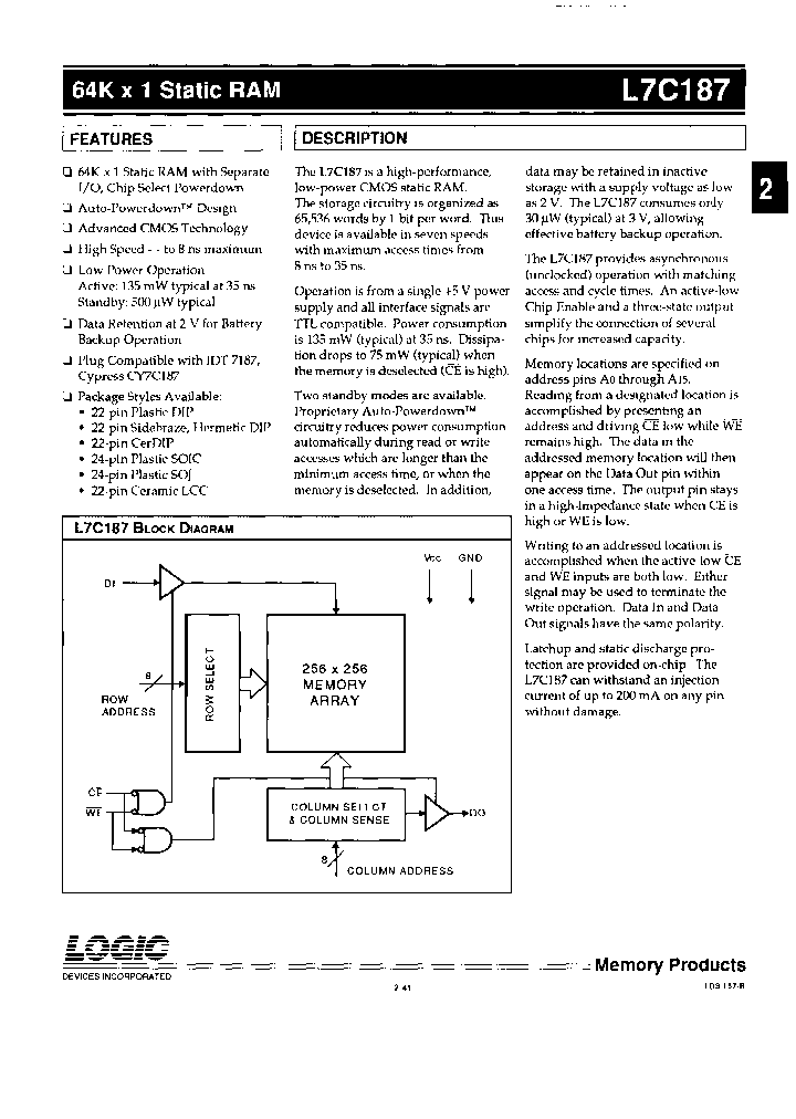 L7C187UC12_6623787.PDF Datasheet
