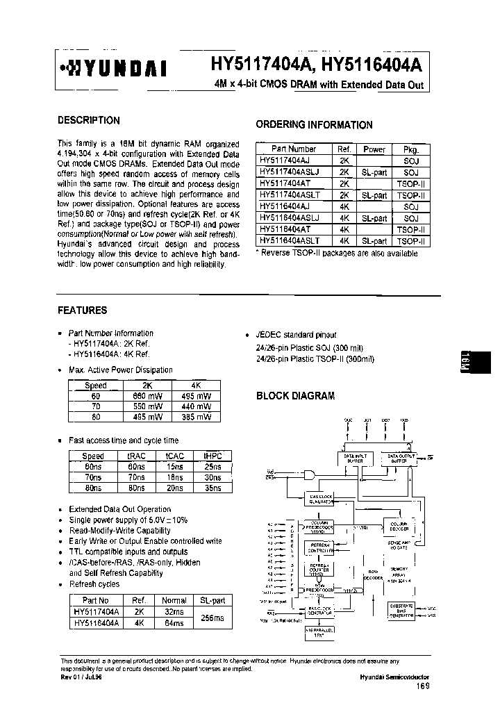 HY5117404ASLR-70_6620987.PDF Datasheet
