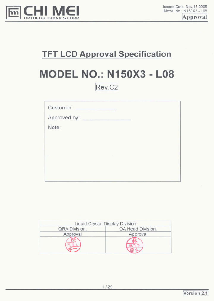 N150X3-L08_6655427.PDF Datasheet