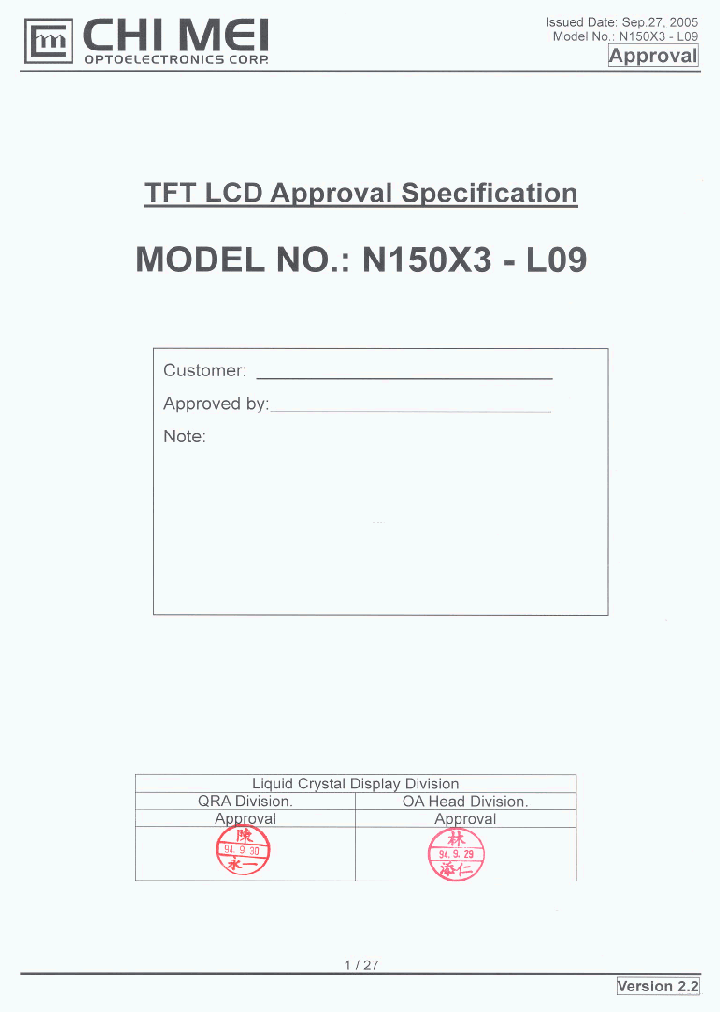 N150X3-L09_6655428.PDF Datasheet