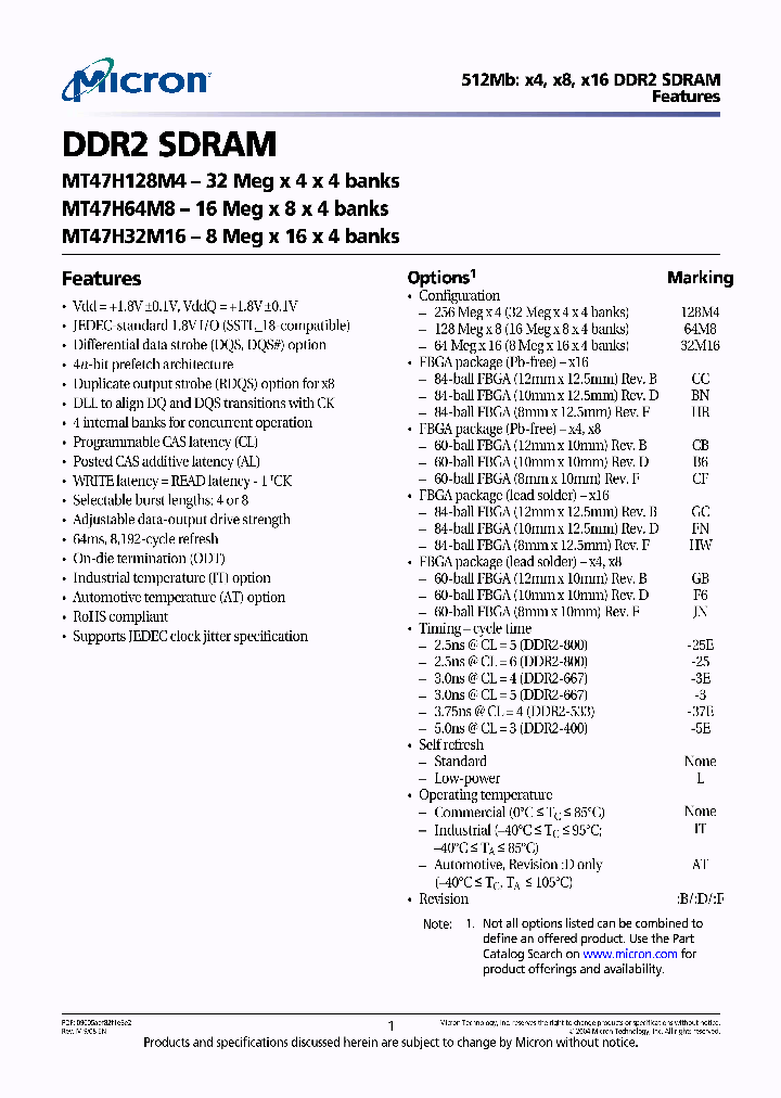 MT47H64M8B6-5ELITD_6620300.PDF Datasheet
