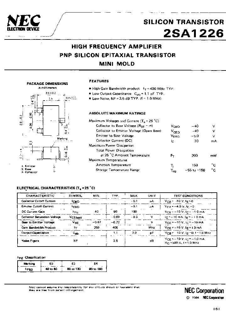 2SA1226E2-T2B-A_6625995.PDF Datasheet