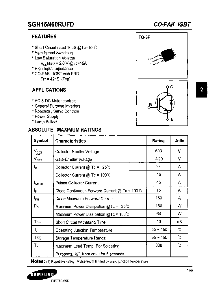 SGH15N60RUFD_6626108.PDF Datasheet
