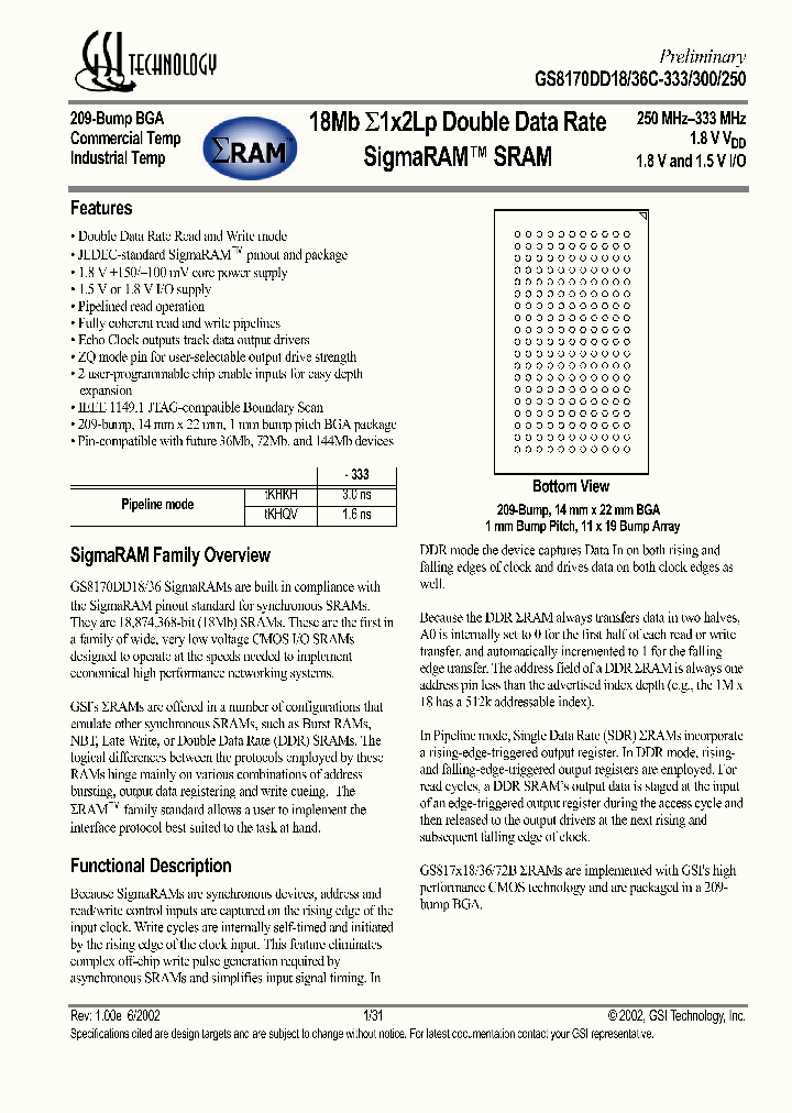 GS8170DD18GC-333IT_6626374.PDF Datasheet