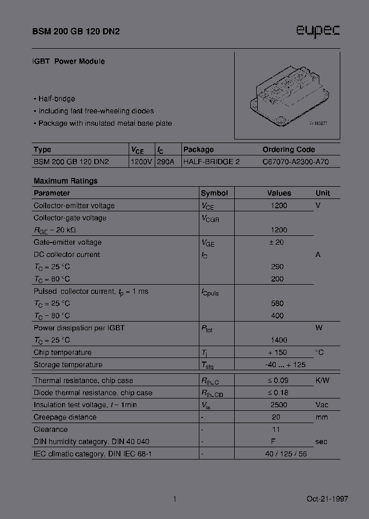 C67070-A2300-A70_6626214.PDF Datasheet
