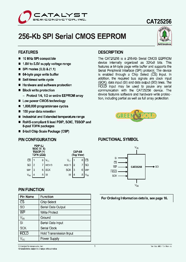 CAT25256VE-T2_6622977.PDF Datasheet