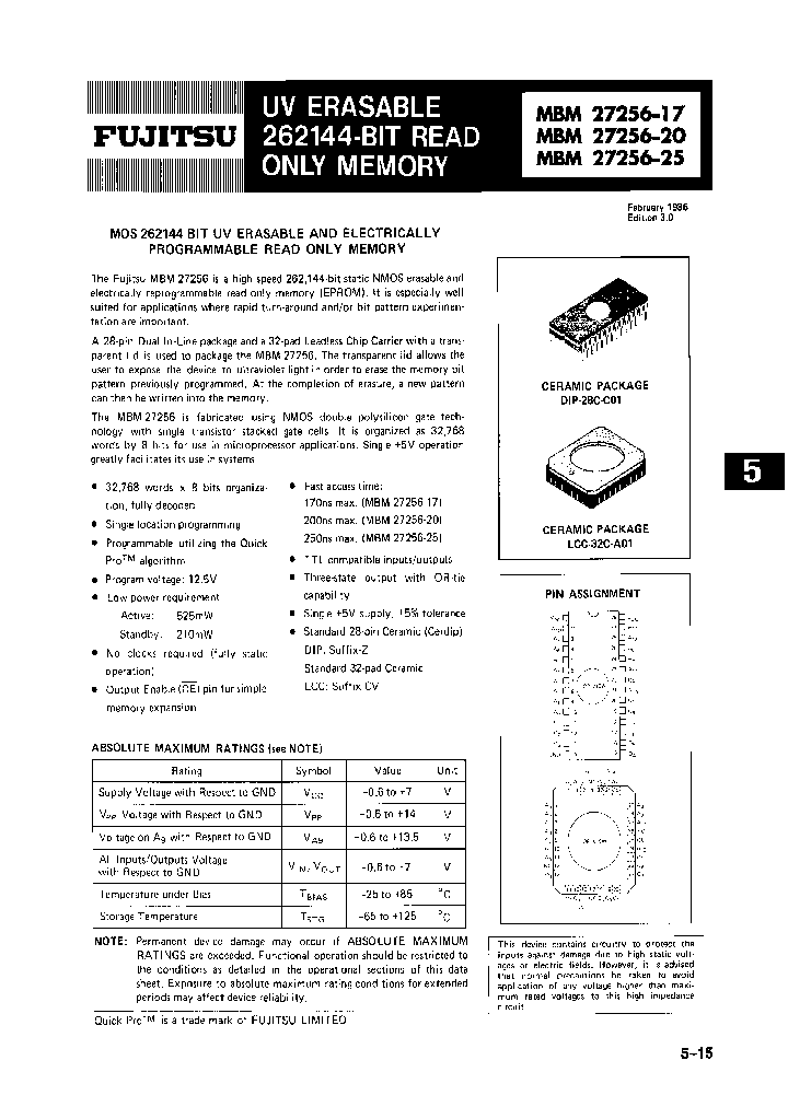 MBM27256-20Z_6627150.PDF Datasheet