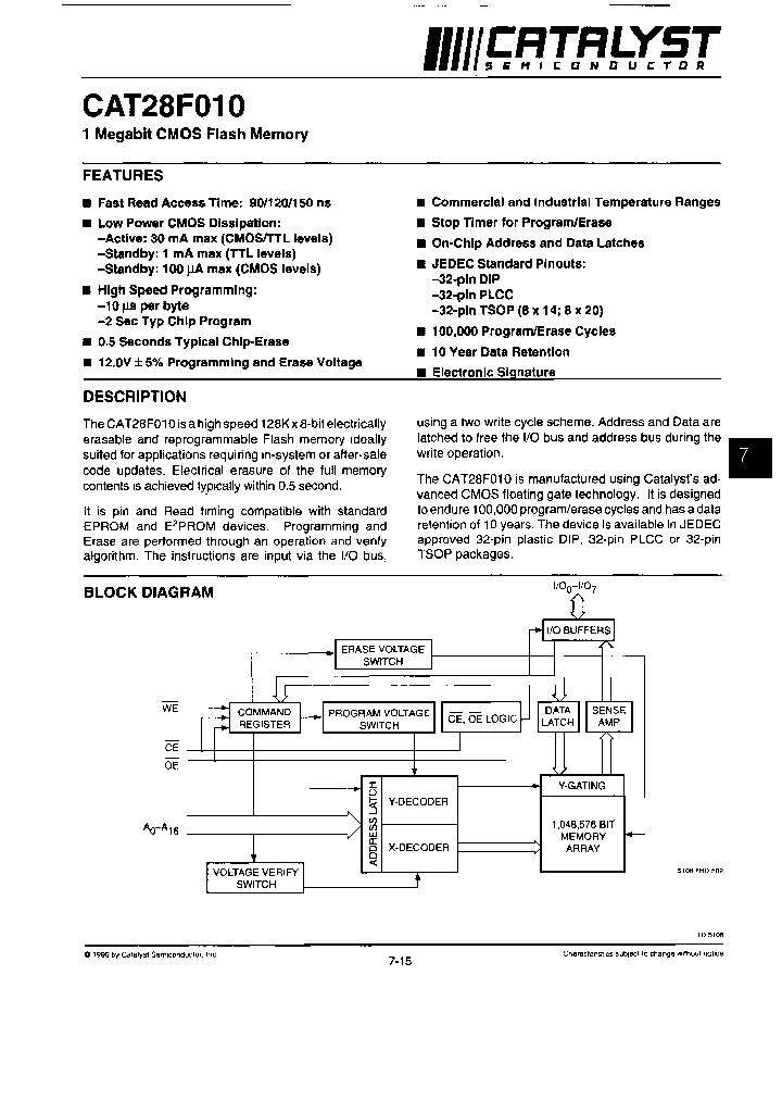 CAT28F010GI-12TE13_6625426.PDF Datasheet