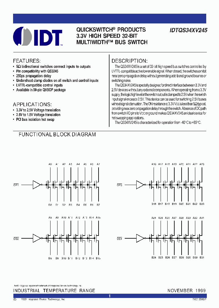 IDTQS34XV245Q3_6620354.PDF Datasheet