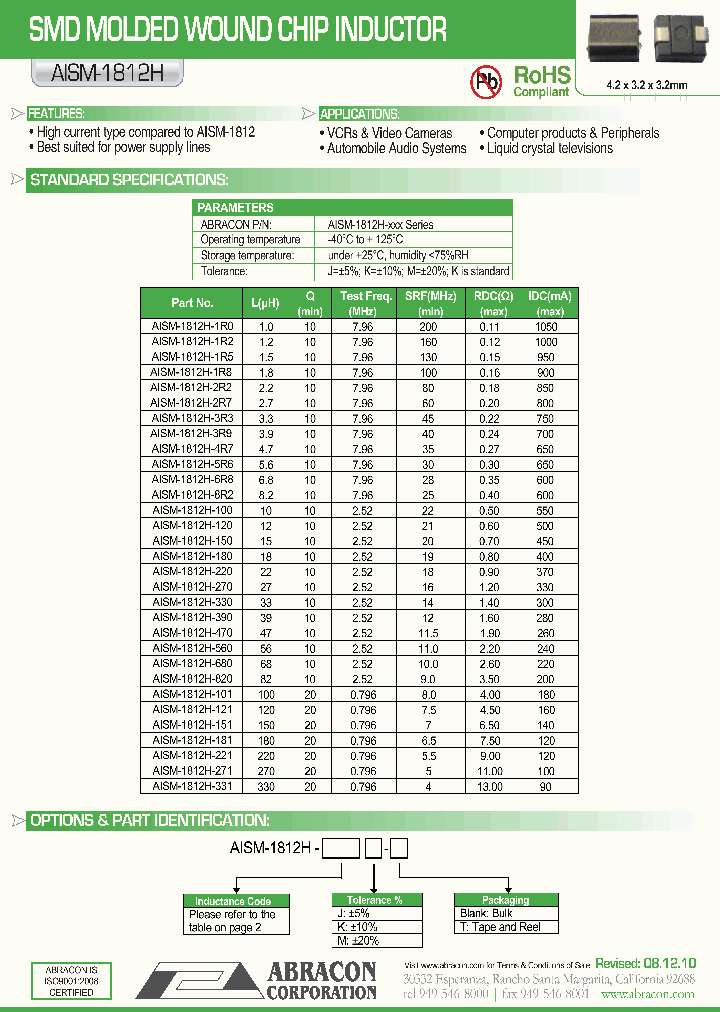 AISM-1812H-121M_6623417.PDF Datasheet