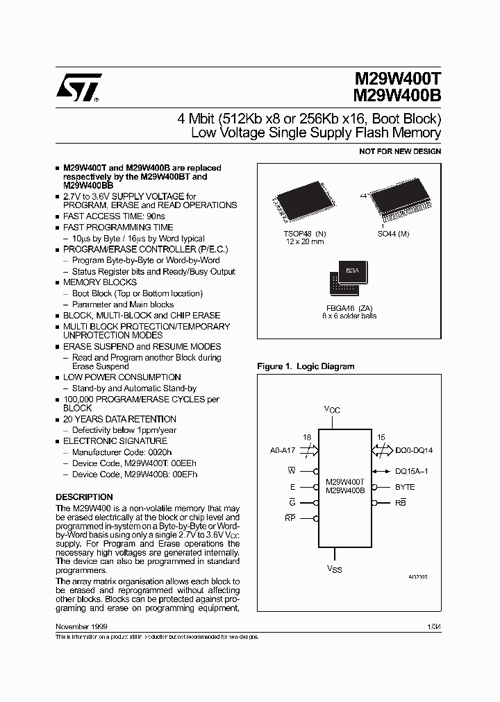 M29W400B-90ZA1TR_6628906.PDF Datasheet