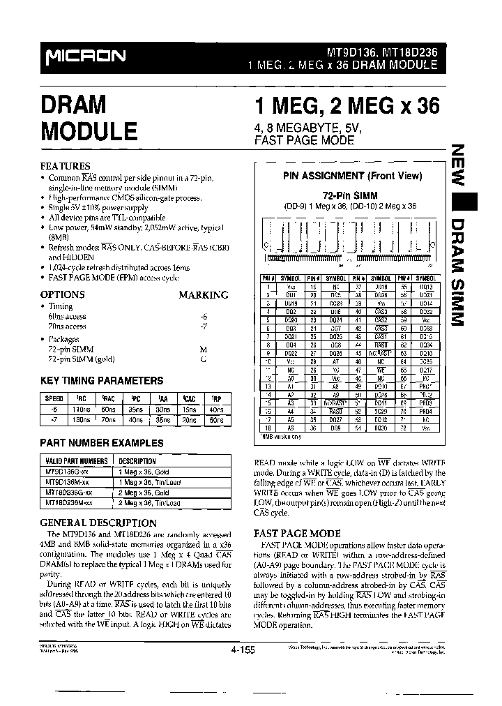 MT18D236M-6_6626042.PDF Datasheet