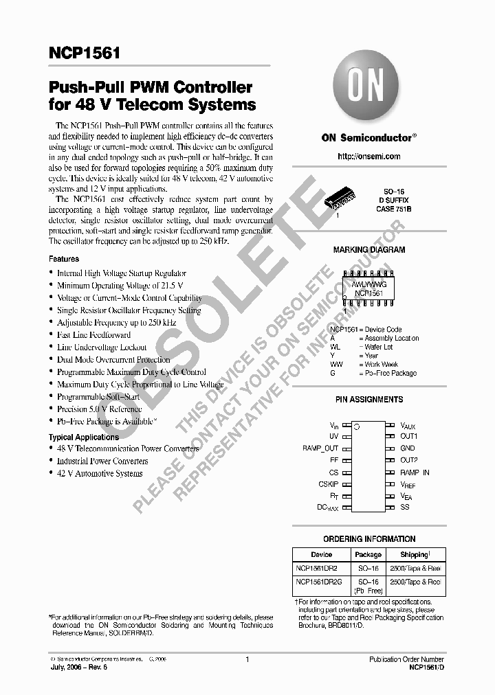NCP1561DR2G_6629709.PDF Datasheet