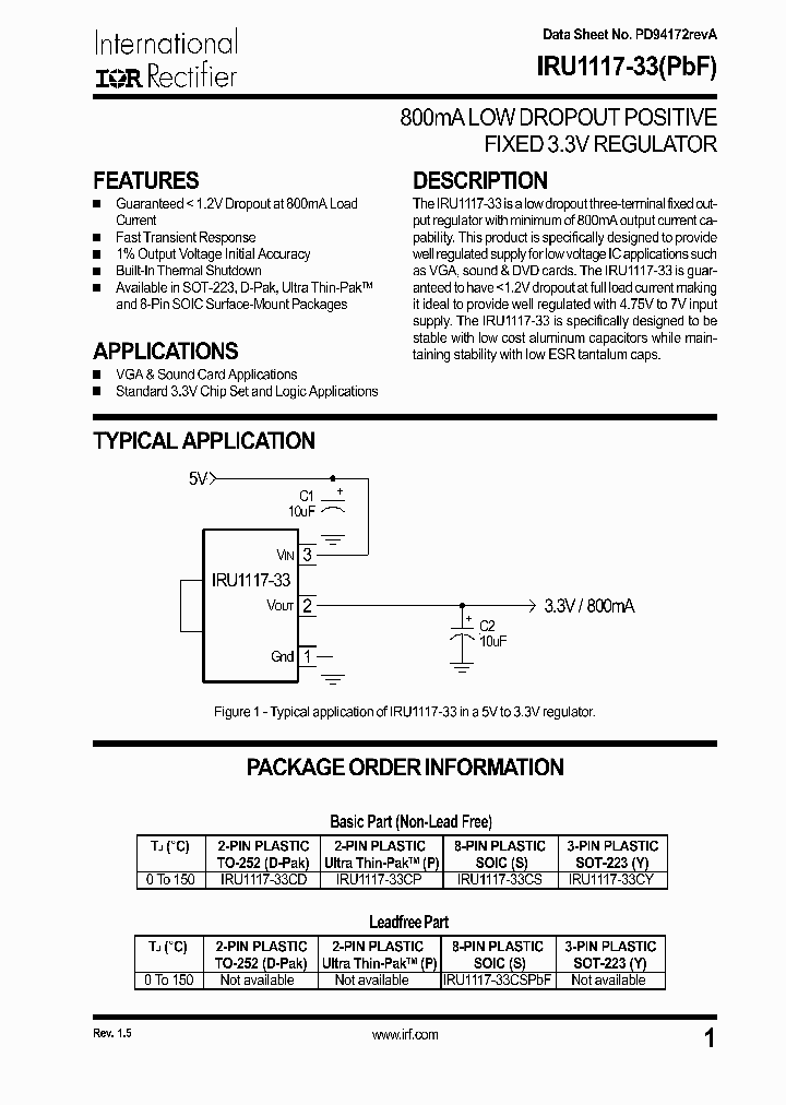 IRU1117-33CSPBF_6630069.PDF Datasheet